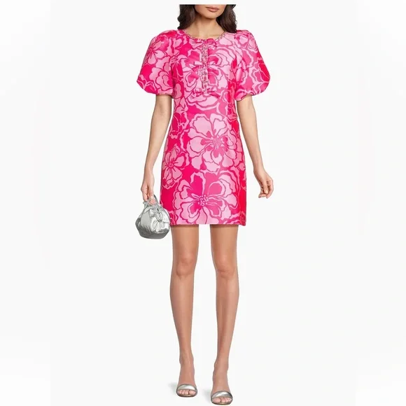 NWT Lilly Pulitzer Britnee Beaded Jacquard Shift Dress - Picture 2 of 10